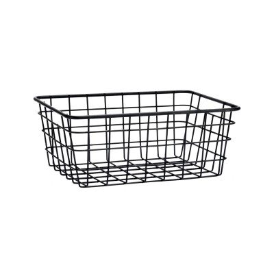 ESTIA ΚΑΛΑΘΙ ΟΡΓΑΝΩΣΗΣ ΜΕΤΑΛΛΙΚΟ 22x16x12cm ΜΑΥΡΟ