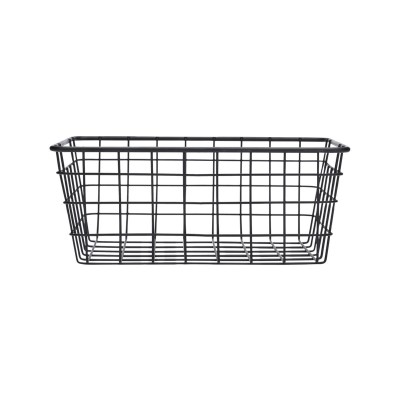 ESTIA ΚΑΛΑΘΙ ΟΡΓΑΝΩΣΗΣ ΜΕΤΑΛΛΙΚΟ 22x16x12cm ΜΑΥΡΟ