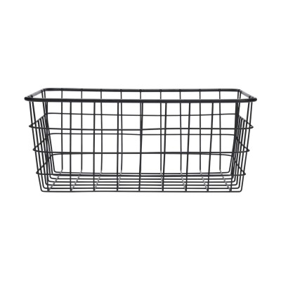 ESTIA ΚΑΛΑΘΙ ΟΡΓΑΝΩΣΗΣ ΜΕΤΑΛΛΙΚΟ 28x22x12.5cm ΜΑΥΡΟ