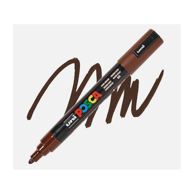 Posca Μαρκαδόρος Σχεδίου 2.5mm Dark Brown PC-5M/22