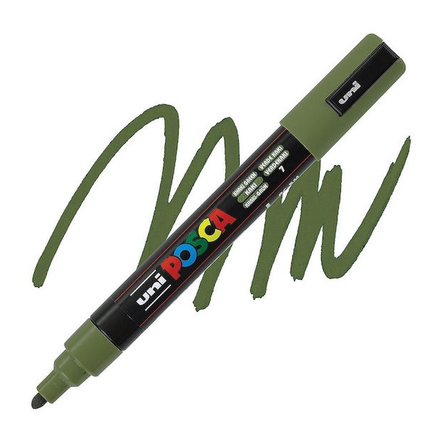 Μαρκαδόρος Uni Posca PC-5M Khaki Green