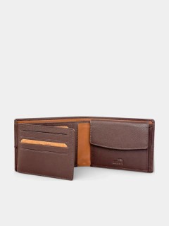 Lavor Δερμάτινο Ανδρικό Πορτοφόλι Ταξιδίου με RFID Καφέ 1-6178