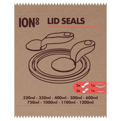 Ion8 Σετ Ανταλλακτικές Σιλικόνες Σφράγισης Για Παγούρια