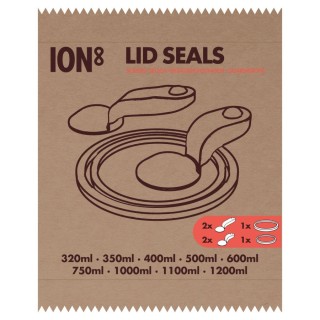 Ion8 Σετ Ανταλλακτικές Σιλικόνες Σφράγισης Για Παγούρια