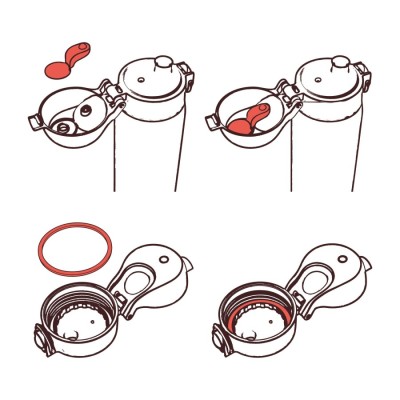 Ion8 Σετ Ανταλλακτικές Σιλικόνες Σφράγισης Για Παγούρια