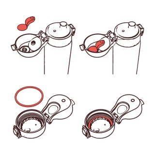 Ion8 Σετ Ανταλλακτικές Σιλικόνες Σφράγισης Για Παγούρια