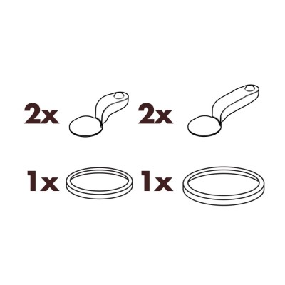 Ion8 Σετ Ανταλλακτικές Σιλικόνες Σφράγισης Για Παγούρια