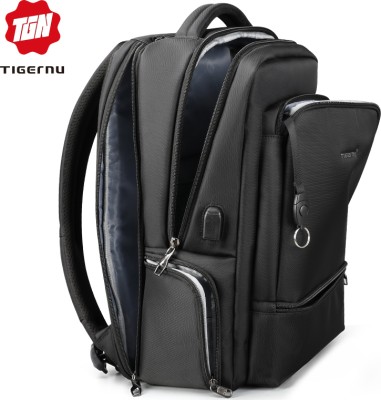 Tigernu T-B3585 Αδιάβροχη Τσάντα Πλάτης για Laptop 15.6" σε Μαύρο χρώμα