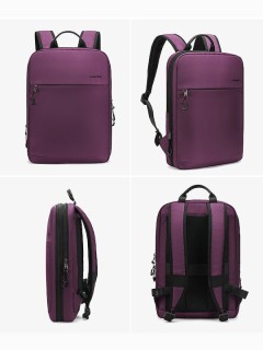 Tigernu T-B9013 Αδιάβροχη Τσάντα Πλάτης για Laptop 15.6" σε Μωβ χρώμα