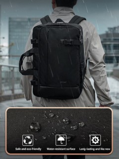 Tigernu T-B9815 Αδιάβροχη Τσάντα Πλάτης για Laptop 17" σε Μαύρο χρώμα