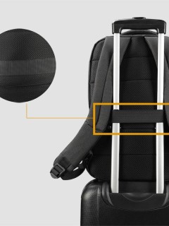 Tigernu T-B3622 Τσάντα Πλάτης για Laptop 15.6" με Θύρα USB σε Μαύρο χρώμα