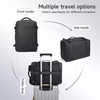 Tigernu T-B9990 Αδιάβροχη Τσάντα Πλάτης για Laptop σε Μαύρο χρώμα