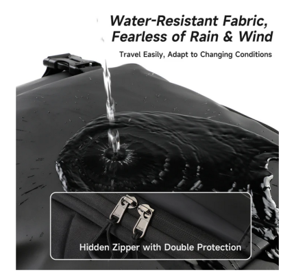 Tigernu T-B91025 Αδιάβροχη Τσάντα Πλάτης για Laptop σε Μαύρο χρώμα