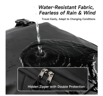 Tigernu T-B91025 Αδιάβροχη Τσάντα Πλάτης για Laptop σε Μαύρο χρώμα