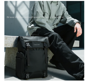 Tigernu T-B91025 Αδιάβροχη Τσάντα Πλάτης για Laptop σε Μαύρο χρώμα