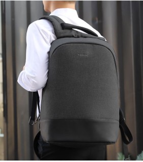 Tigernu T-B3595 Αδιάβροχη Τσάντα Πλάτης για Laptop σε Μαύρο χρώμα