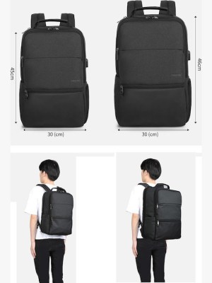 Tigernu T-B3905 Αδιάβροχη Τσάντα Πλάτης για Laptop 19" σε Μαύρο χρώμα