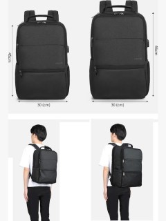 Tigernu T-B3905 Αδιάβροχη Τσάντα Πλάτης για Laptop 19" σε Μαύρο χρώμα