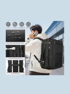 Tigernu T-B9831 Αδιάβροχη Τσάντα Πλάτης για Laptop 17" σε Μαύρο χρώμα