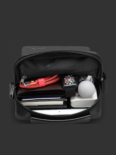 Tigernu T-L5200 Ανδρική Τσάντα Ώμου / Χιαστί σε Γκρι χρώμα