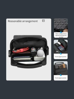 Tigernu T-L5200 Ανδρική Τσάντα Ώμου / Χιαστί σε Γκρι χρώμα