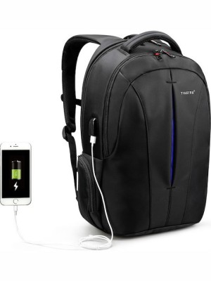 Tigernu T-B3105 Αδιάβροχη Τσάντα Πλάτης για Laptop 15.6" σε Μαύρο χρώμα