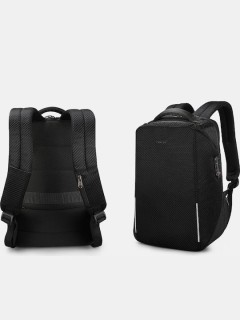 Tigernu T-B3655 Υφασμάτινο Σακίδιο Πλάτης Antitheft με Θύρα USB Μαύρο