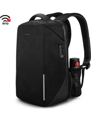 Tigernu T-B3655 Υφασμάτινο Σακίδιο Πλάτης Antitheft με Θύρα USB Μαύρο