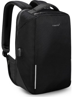 Tigernu T-B3655 Υφασμάτινο Σακίδιο Πλάτης Antitheft με Θύρα USB Μαύρο