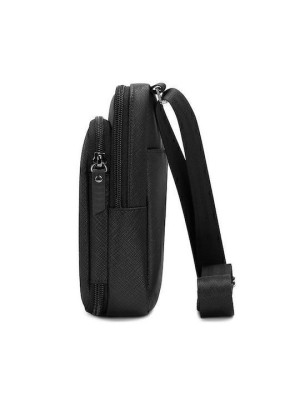 Tigernu 8198 Ανδρική Τσάντα Ώμου / Χιαστί σε Μαύρο χρώμα