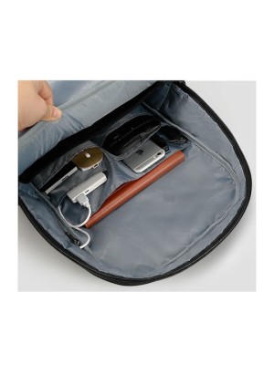 Tigernu T-B3399 Ανδρικό Υφασμάτινο Σακίδιο Πλάτης με Θύρα USB Μαύρο