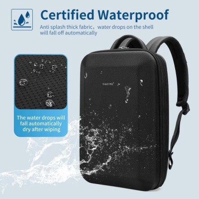 Tigernu T-B9152 Αδιάβροχη Τσάντα Πλάτης για Laptop 15.6" σε Μαύρο χρώμα