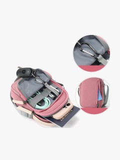 Tigernu T-S8810 Τσαντάκι Ώμου/Χιαστί Ροζ