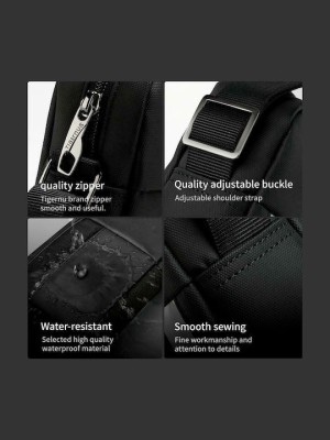 Tigernu T-L8135 Ανδρική Τσάντα Ώμου / Χιαστί σε Μαύρο χρώμα