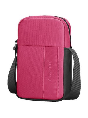 Tigernu T-L8135 Ανδρική Τσάντα Ώμου / Χιαστί σε Ροζ χρώμα
