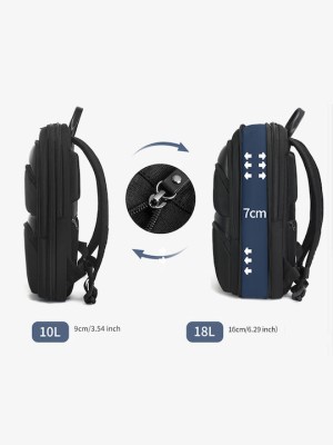 Tigernu T-B9121 Τσάντα Πλάτης για Laptop 15.6" σε Μαύρο χρώμα