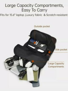 Tigernu T-9009 Αδιάβροχη Τσάντα Πλάτης για Laptop 15.6" σε Μαύρο χρώμα