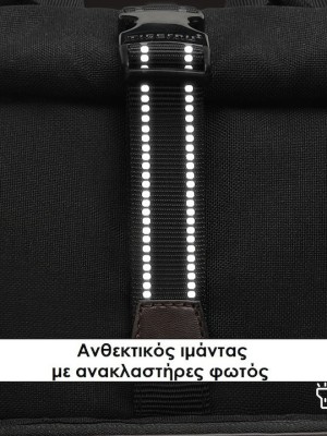 Tigernu T-9009 Αδιάβροχη Τσάντα Πλάτης για Laptop 15.6" σε Μαύρο χρώμα