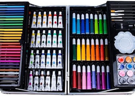 Little Tree Deluxe Σετ Ζωγραφικής σε Βαλιτσάκι 33.8x23cm 145τμχ LT800236