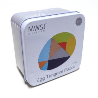 iwood Παιχνίδι Κατασκευών Ξύλινo Egg Tangram για Παιδιά 3+ Ετών