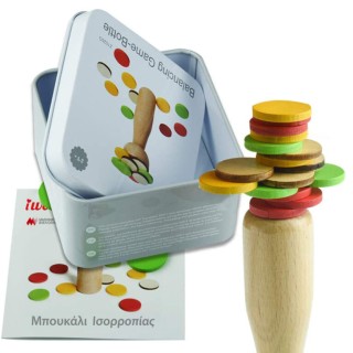 iwood Επιτραπέζιο Παιχνίδι Balancing Game Bottle για 1+ Παίκτες 3+ Ετών (EN)