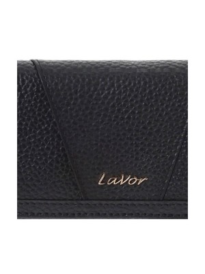 Lavor 1-6155 Μεγάλο Δερμάτινο Γυναικείο Πορτοφόλι με RFID Μαύρο
