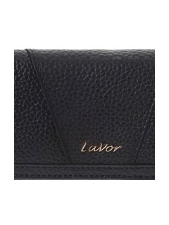 Lavor 1-6155 Μεγάλο Δερμάτινο Γυναικείο Πορτοφόλι με RFID Μαύρο
