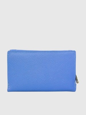 Lavor 1-6156 Μεγάλο Δερμάτινο Γυναικείο Πορτοφόλι με RFID Γαλάζιο