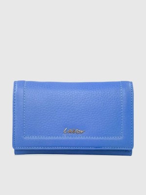 Lavor 1-6156 Μεγάλο Δερμάτινο Γυναικείο Πορτοφόλι με RFID Γαλάζιο