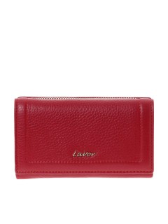 Lavor 1-6156 Μεγάλο Δερμάτινο Γυναικείο Πορτοφόλι με RFID Κόκκινο