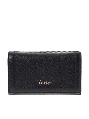 Lavor 1-6156 Μεγάλο Δερμάτινο Γυναικείο Πορτοφόλι με RFID Μαύρο