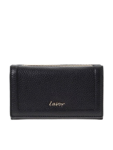 Lavor 1-6156 Μεγάλο Δερμάτινο Γυναικείο Πορτοφόλι με RFID Μαύρο