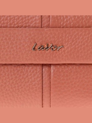 Lavor 1-6157 Μεγάλο Δερμάτινο Γυναικείο Πορτοφόλι με RFID Ροζ