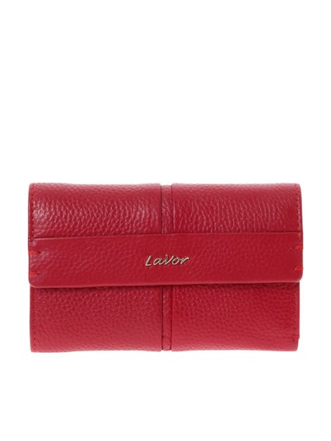 Lavor 1-6157 Μεγάλο Δερμάτινο Γυναικείο Πορτοφόλι με RFID Κόκκινο
